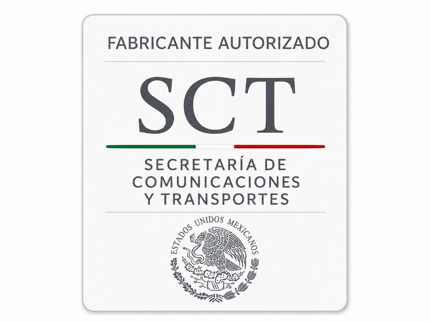 Fabricante autorizado SCT